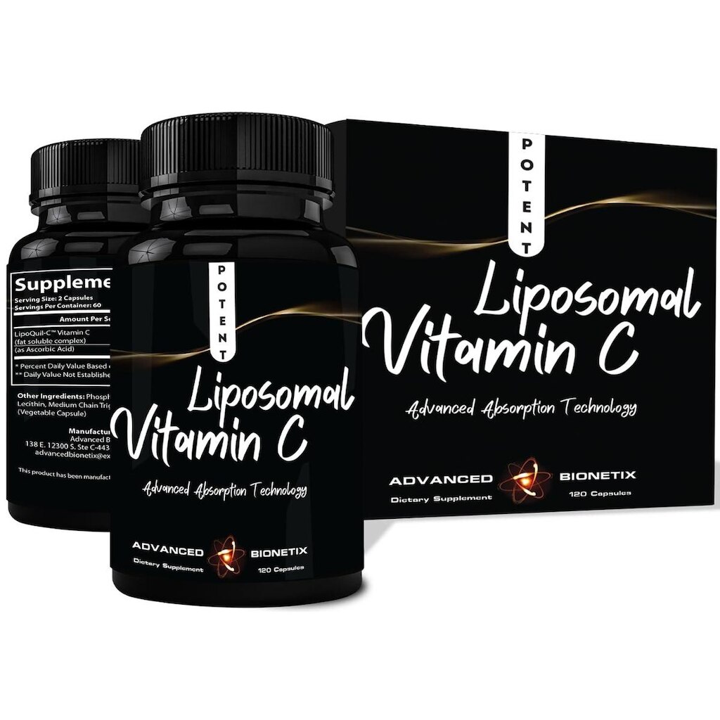 Suplemento Avançado Bionetix Lipossomal Vitamina C 1000mg 120
