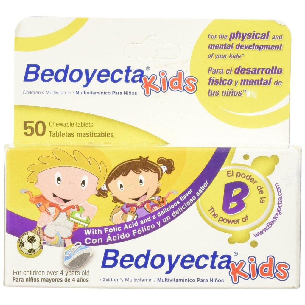 Suplemento Bedoyecta Children's Chewables 50 comprimidos