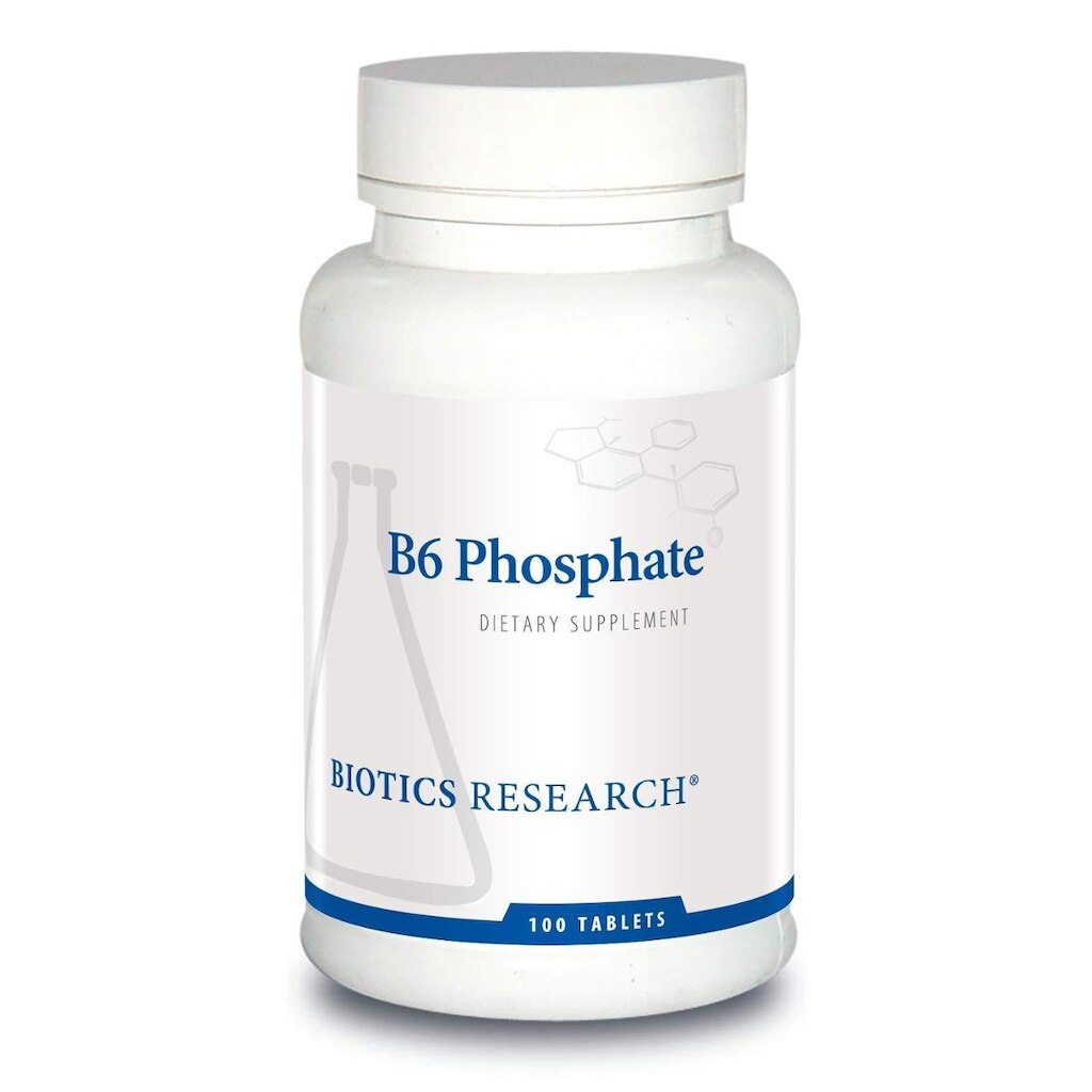 Suplemento Biotics Research B6 Fosfato Vitamina B6 100 comprimidos