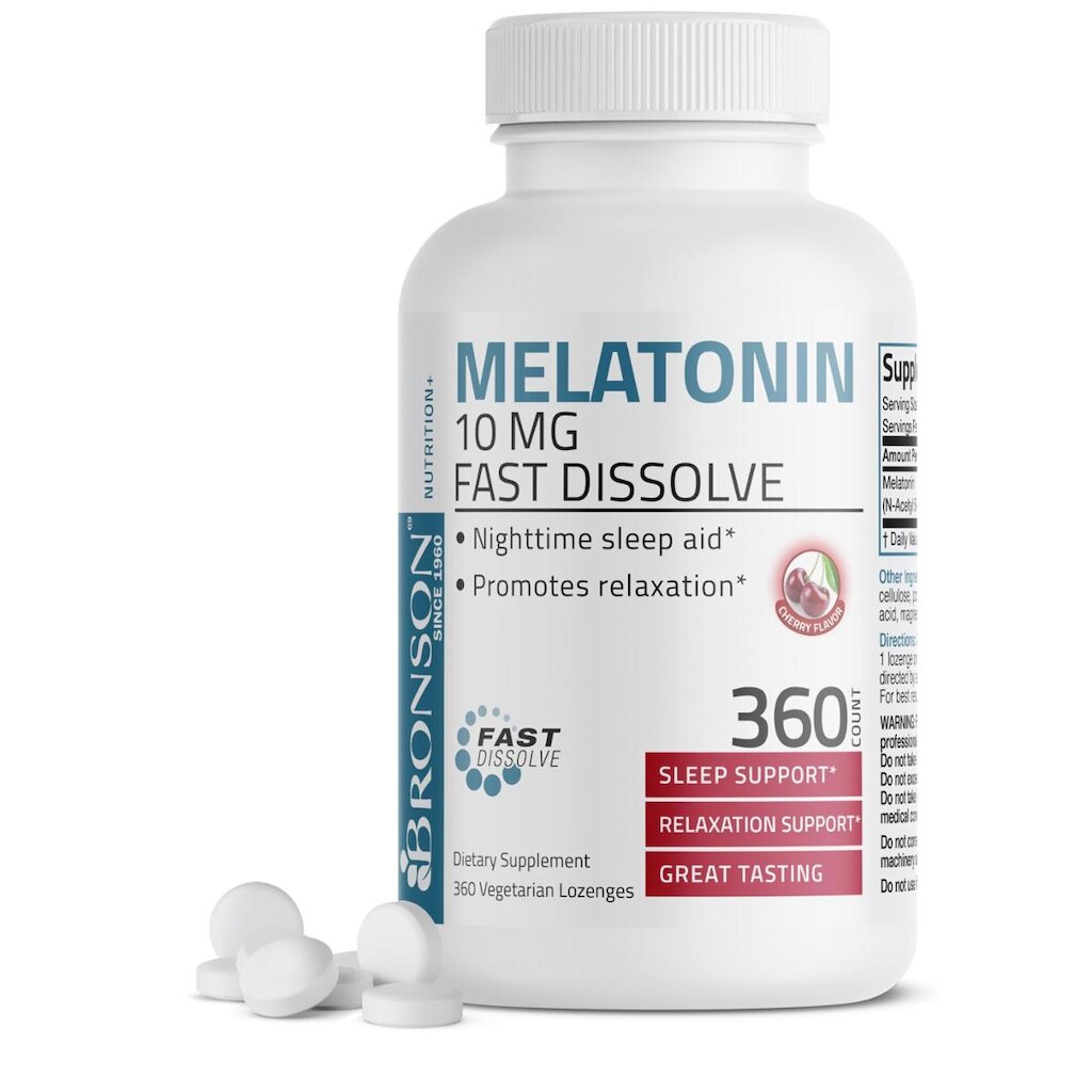 Suplemento Bronson 10Mg Comprimidos De Dissolução Rápida 360C