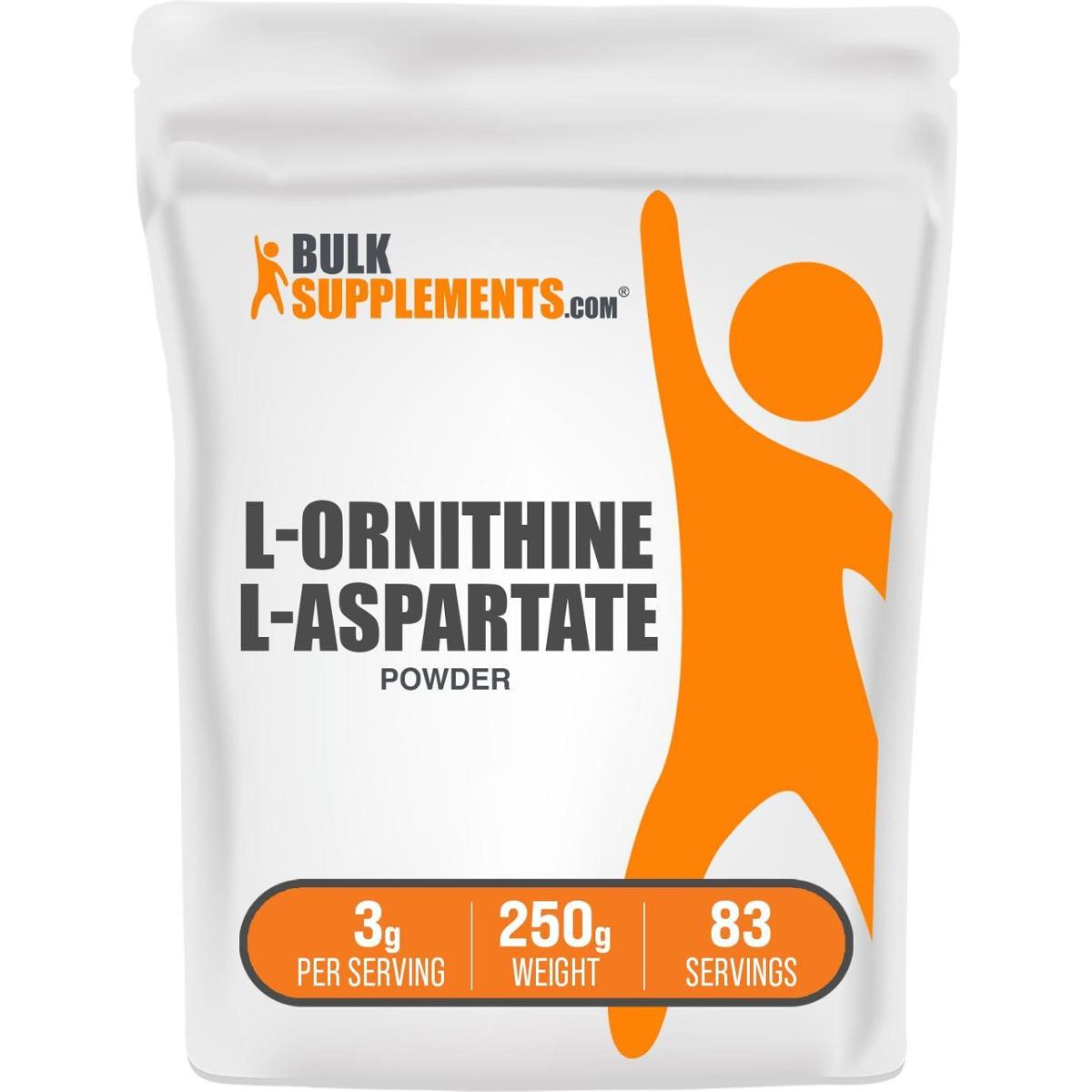 Suplemento Bulksupplements.Com L-Ornitina L-Aspartato 250G