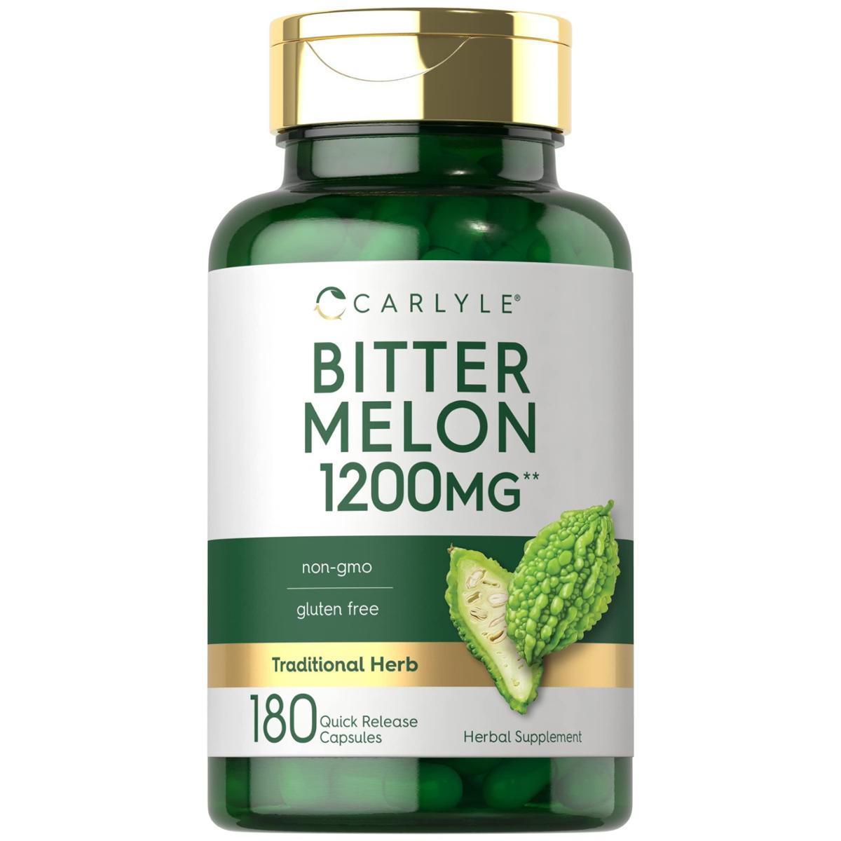 Suplemento Carlyle Bitter Melon Capsules 1200 Mg 180 Unidades