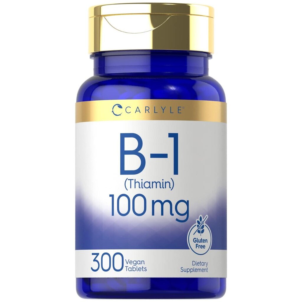Suplemento Carlyle Vitamina B-1 100mg 300 comprimidos