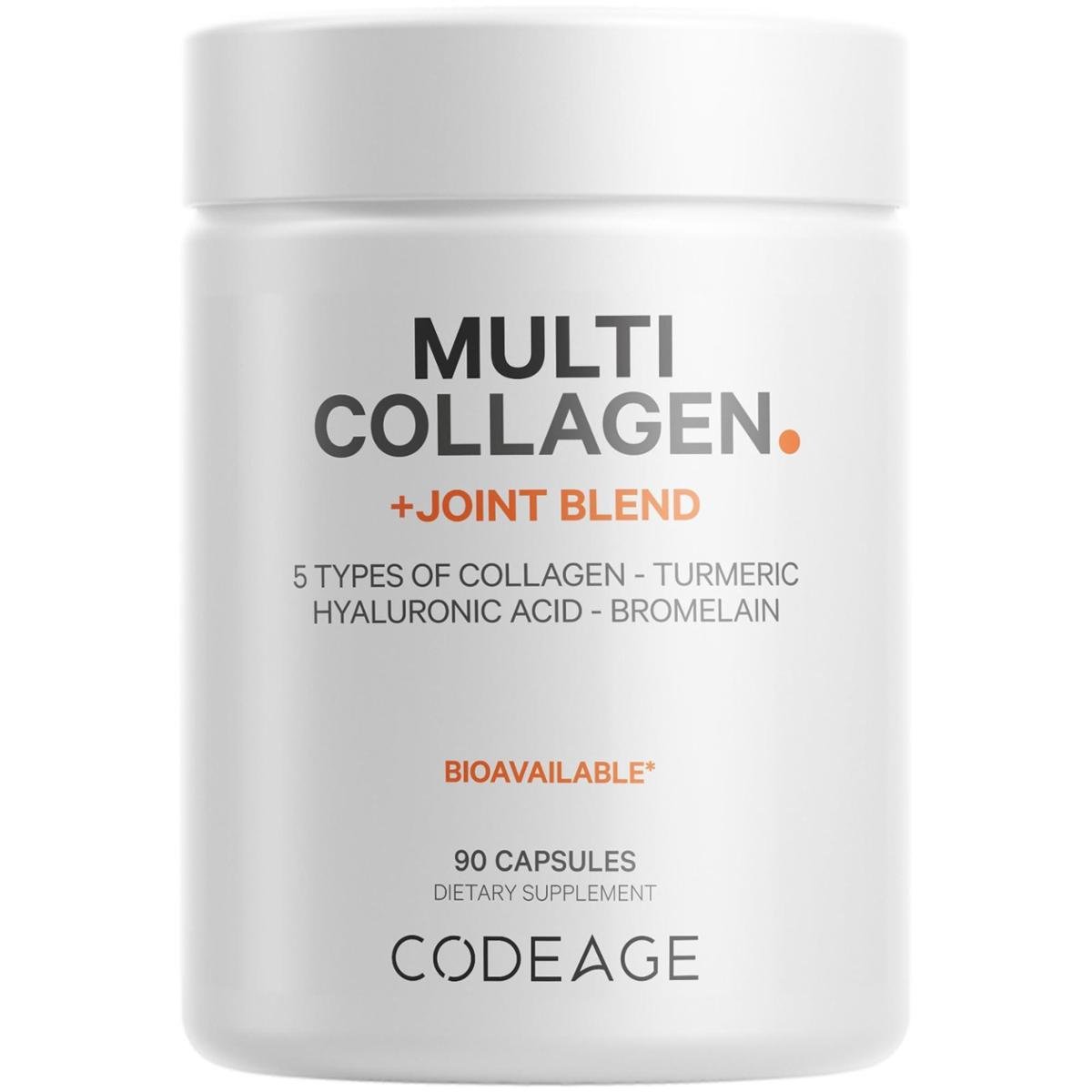 Suplemento Codeage Multi Collagen Protein + Joint 90 cápsulas