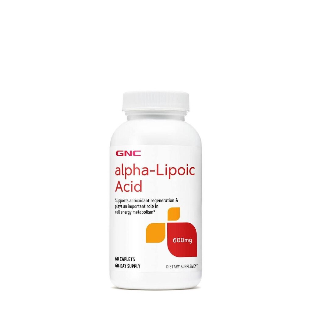 Suplemento De Ácido Alfa-Lipóico Gnc 600 Mg 60 Comprimidos