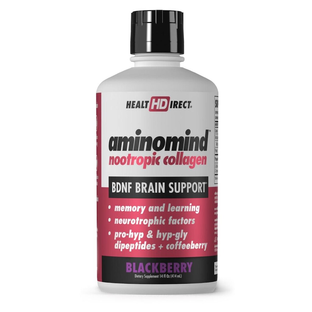 Suplemento de colágeno nootrópico HEALTH DIRECT AminoMind 414 ml