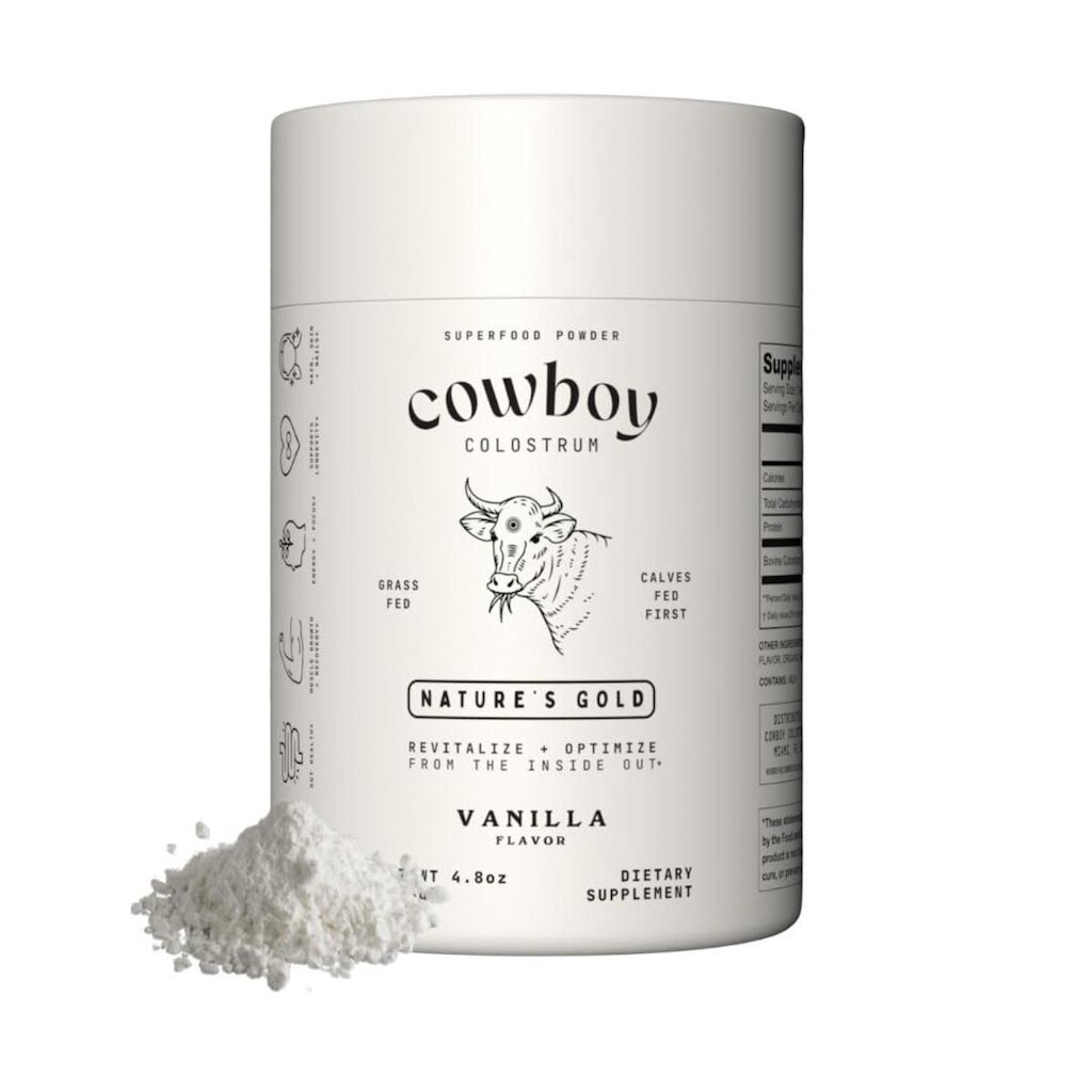 Suplemento De Colostro Cowboy Bovine Grass Fed Vanilla 40 Serv