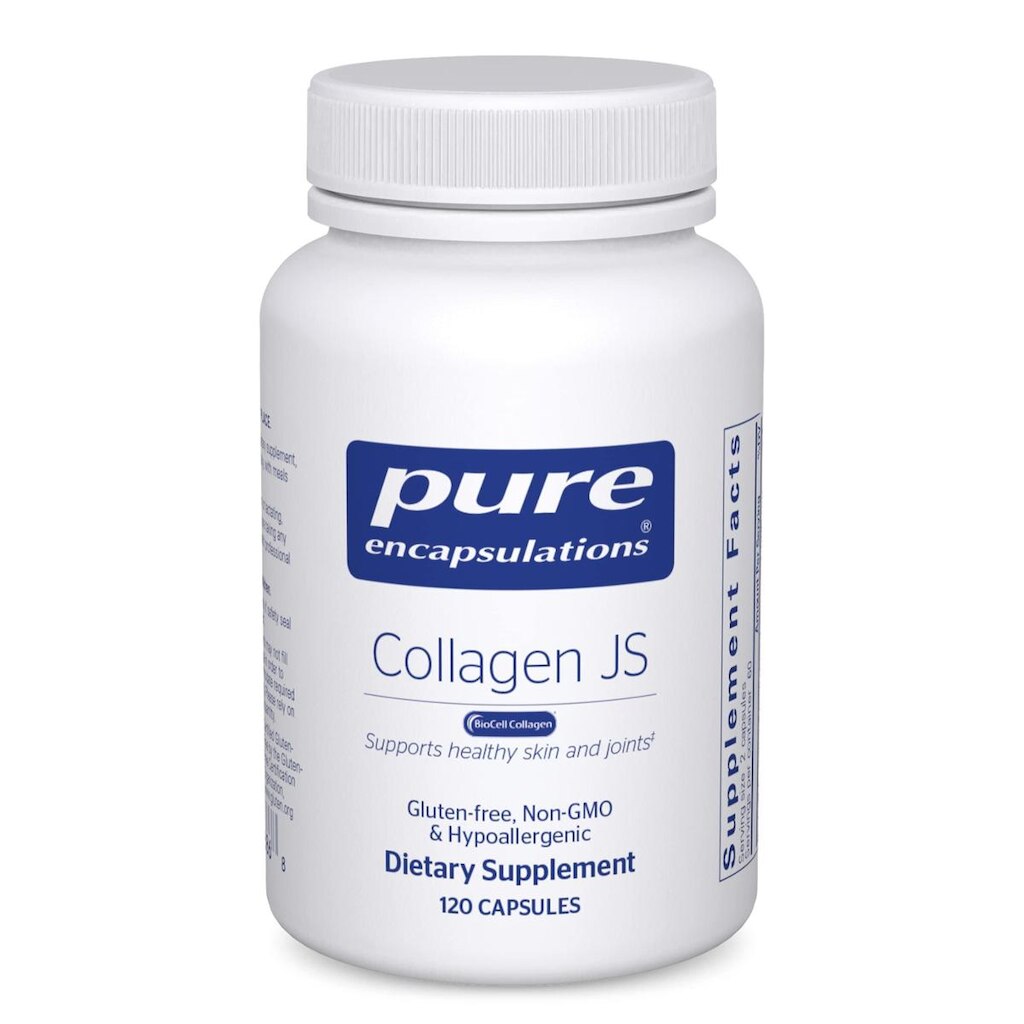 Suplemento de encapsulamentos puros de colágeno JS 1000mg 120 cápsulas