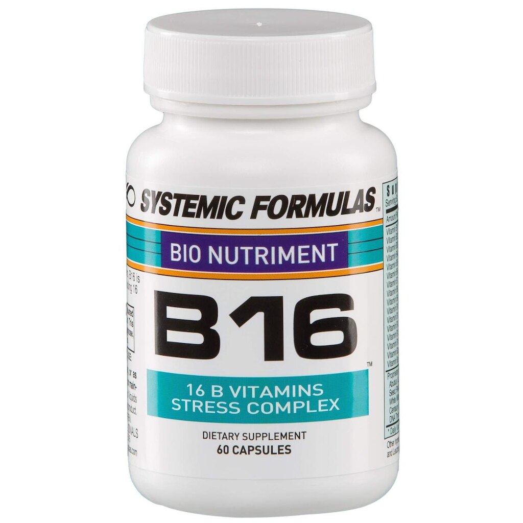 Suplemento de fórmulas sistêmicas #115 Stress Complex 16B Vitamin