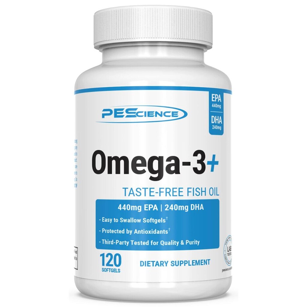 Suplemento de óleo de peixe Pescience Omega-3+ 440 mg EPA 240 mg DHA
