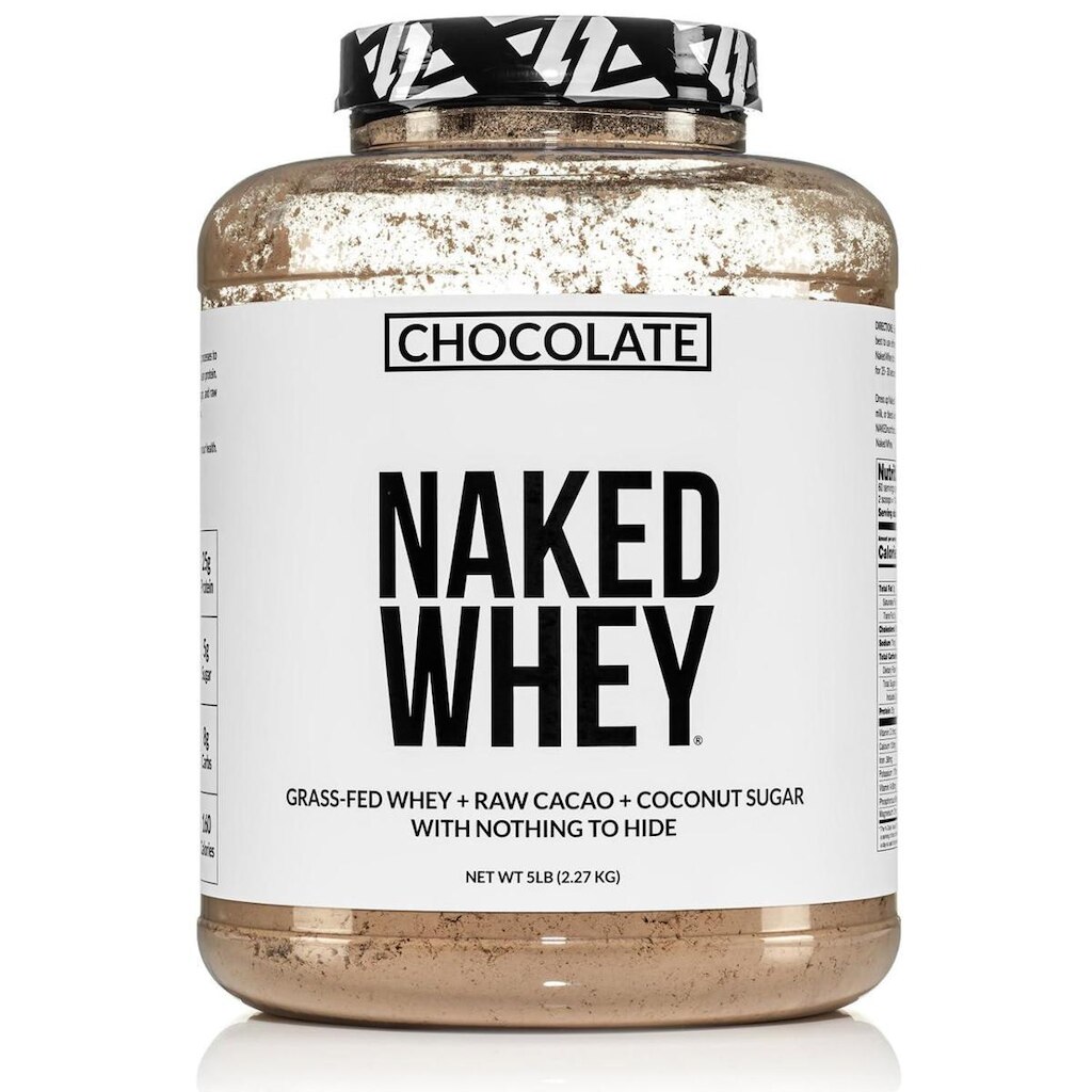 Suplemento de proteína de soro de leite NAKED Chocolate 2,27 kg 60 porções
