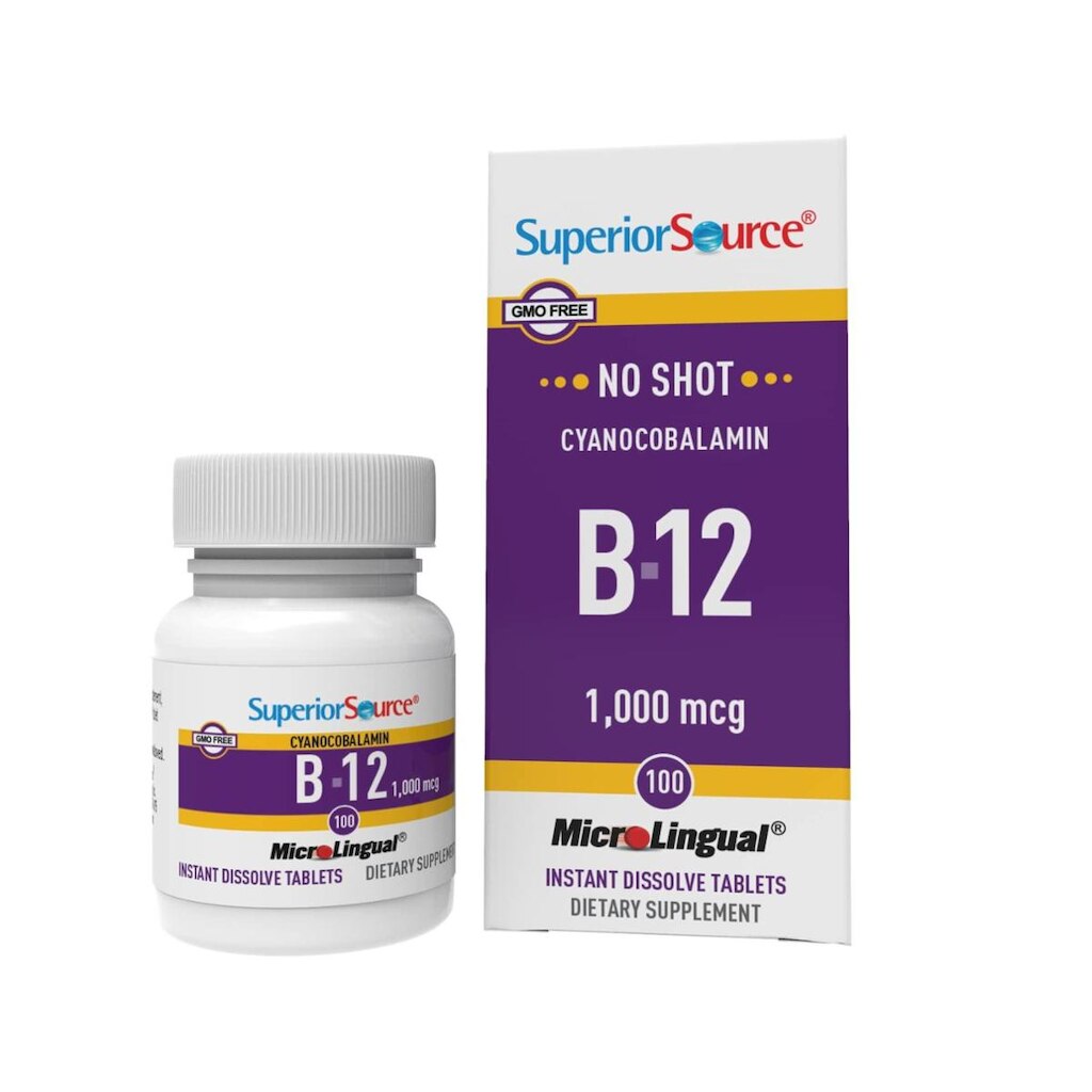 Suplemento De Vitamina B12 Superior Source No Shot 1000Mcg 100Ct