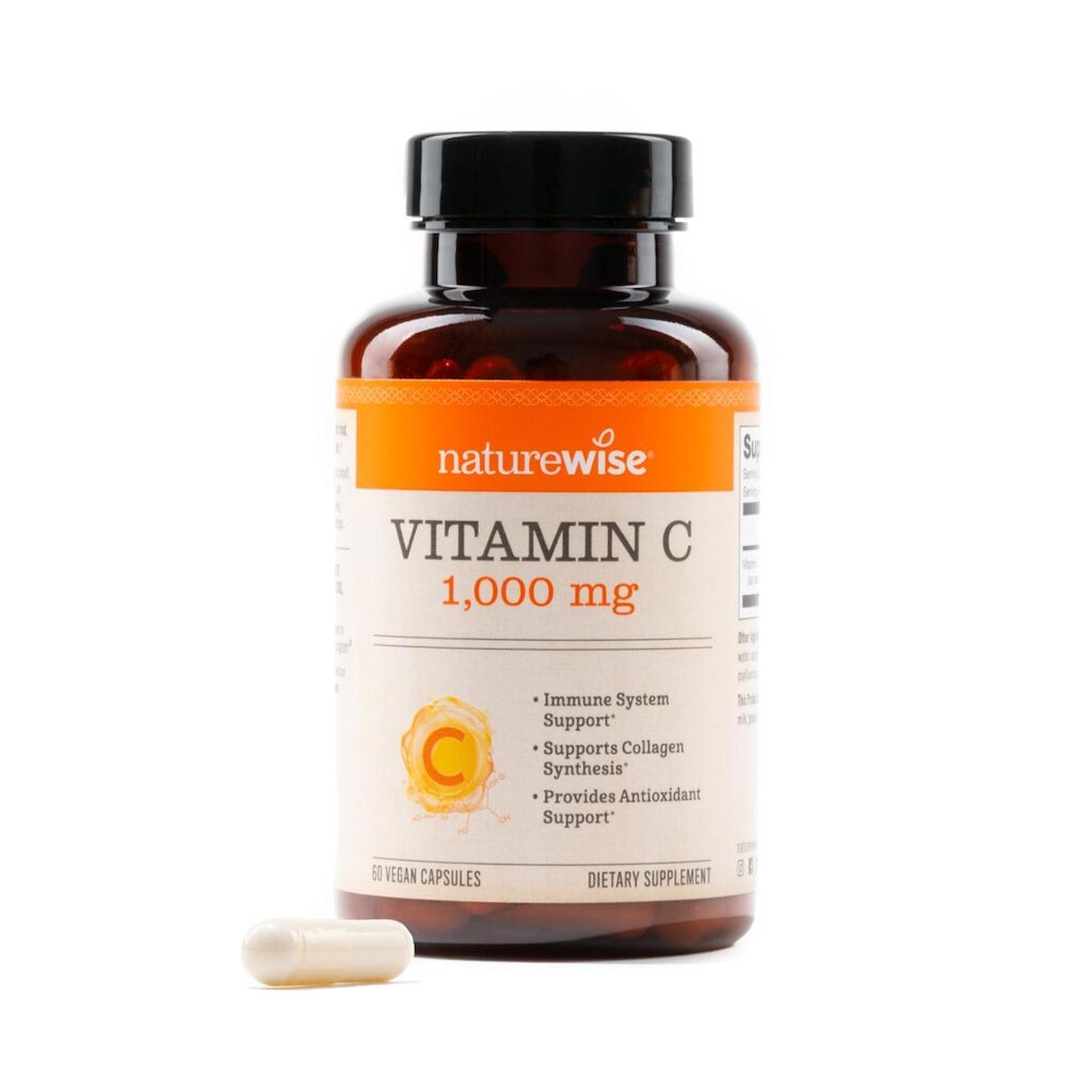 Suplemento de vitamina C NatureWise 1000mg 60 cápsulas