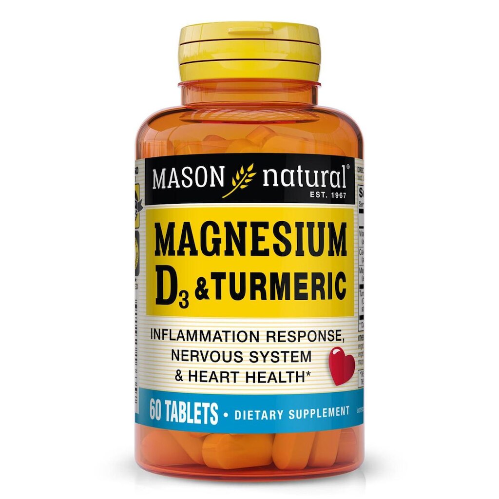 Suplemento dietético MASON NATURAL Magnésio e Vitamina D3