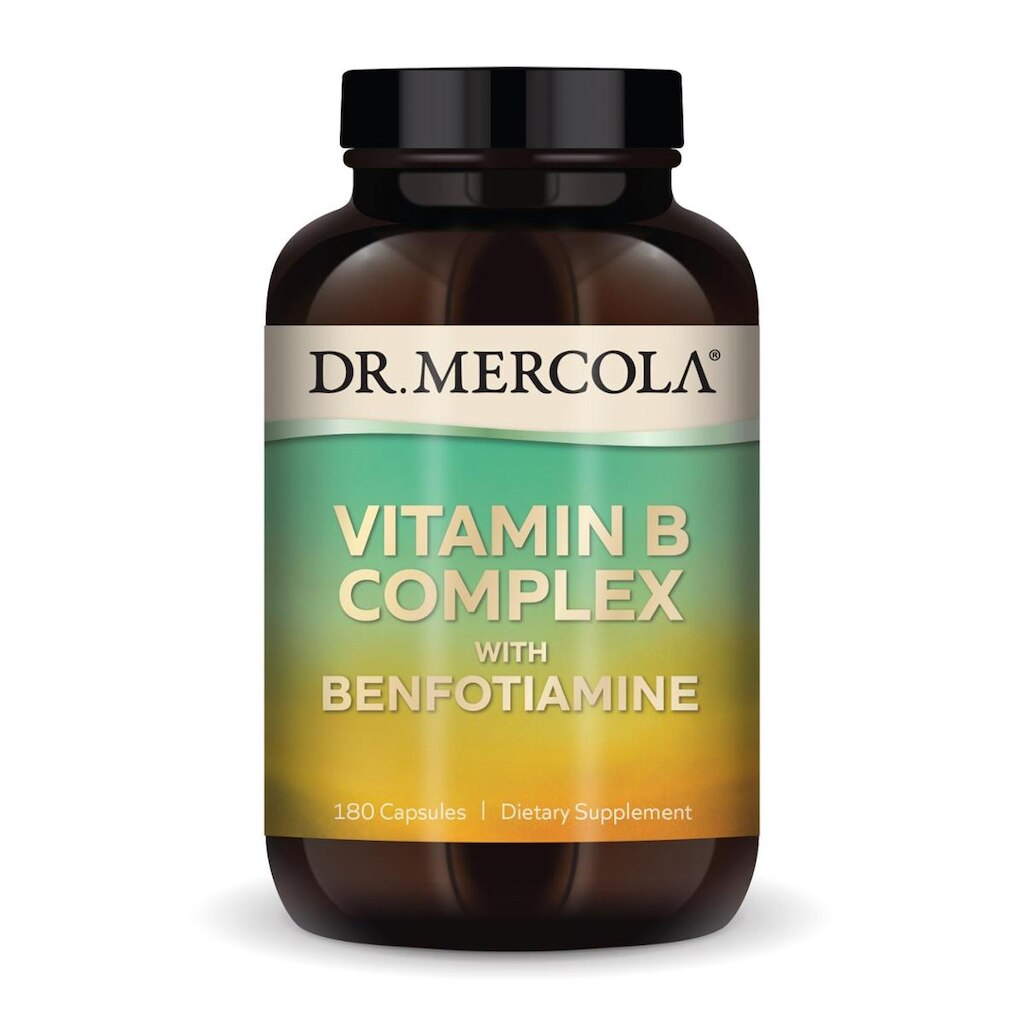 Suplemento Dr. Mercola Vitamin B Complex 180 cápsulas
