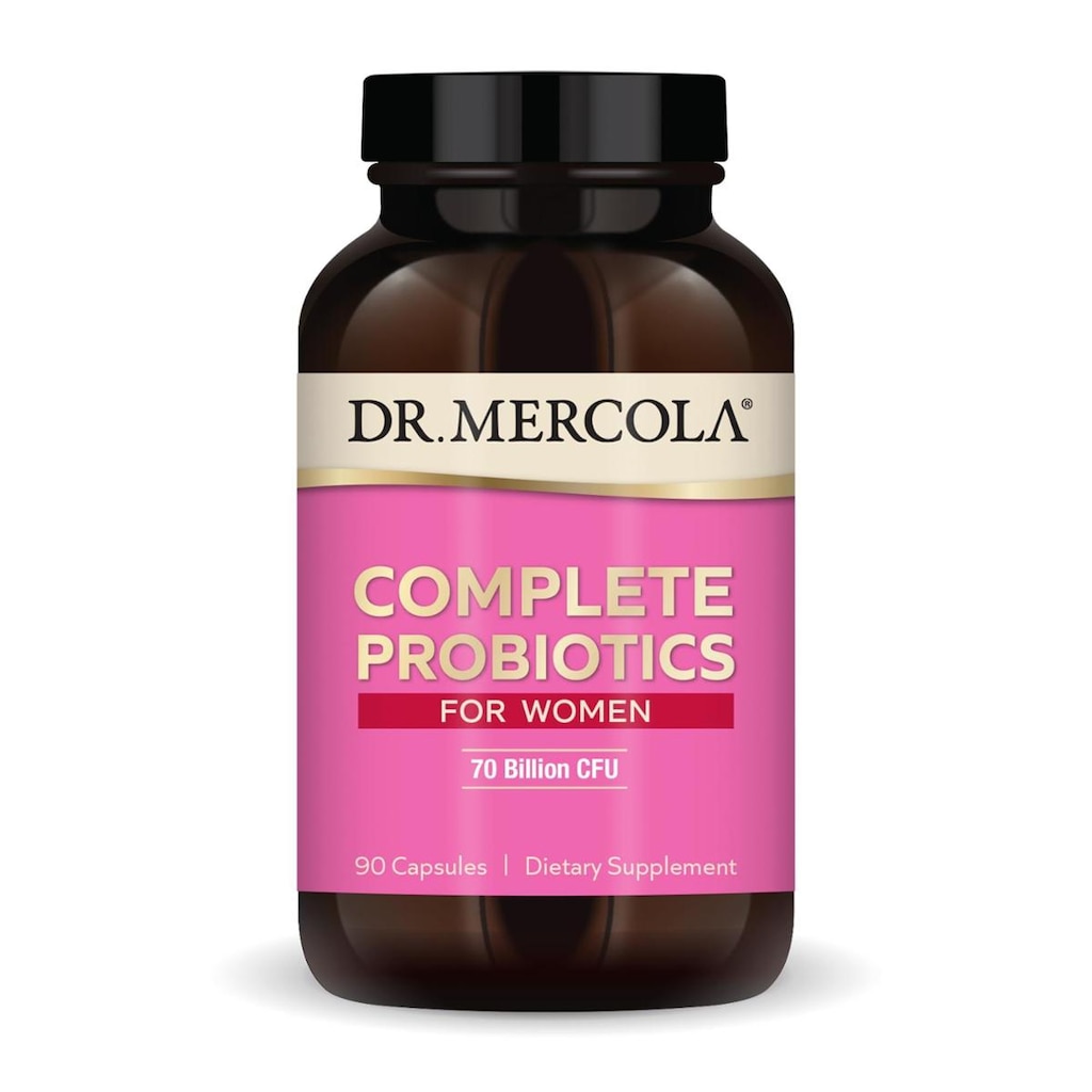 Suplemento Dr. Mercola: probióticos completos para mulheres 70B CFU
