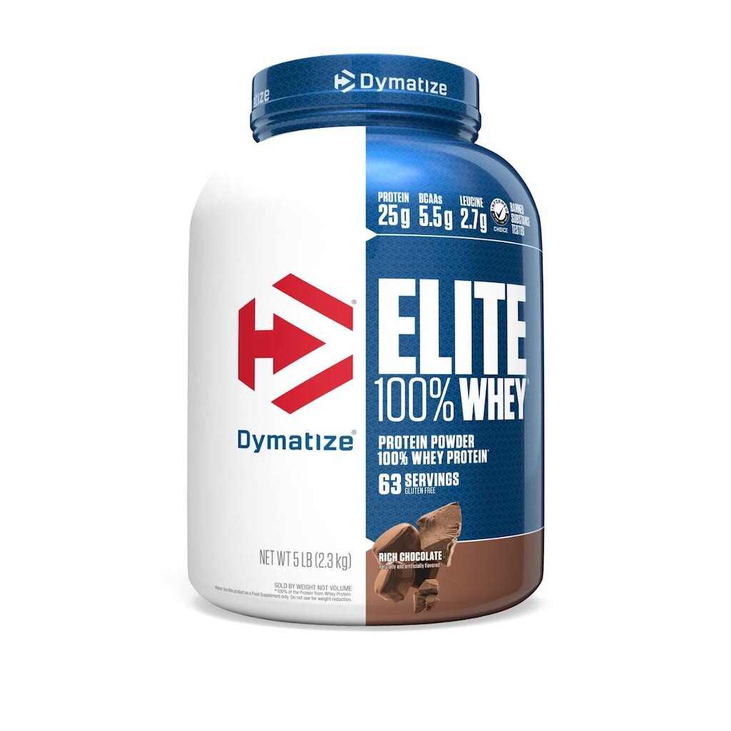 Suplemento Dymatize Elite 100% Whey Protein 2,27 kg de chocolate rico