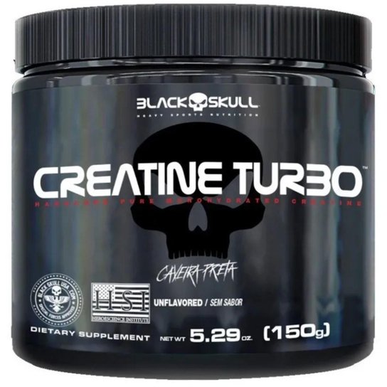Suplemento em pó Creatine Turbo Creatina Pote de 150g - Black Skull é ruim? Suplemento em pó Creatine Turbo Creatina Pote de 150g - Black Skull é boa?