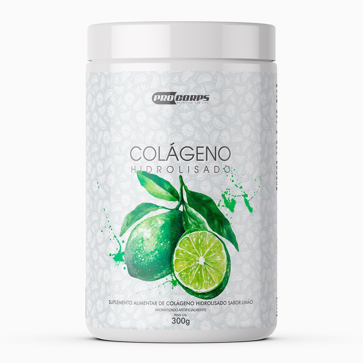 Suplemento Pro Corps Colágeno Hidrolisado Limão 300g