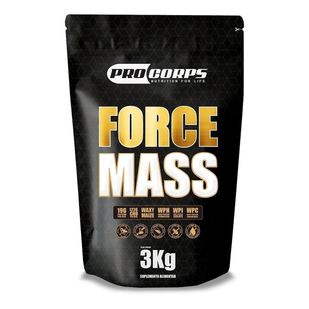 Suplemento Em Pó Pro Corps Hipercalórico Em Sachê De 3kg