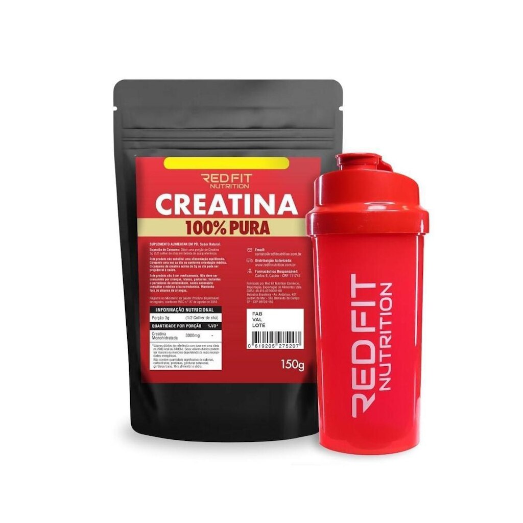 Suplemento em Pó Red Fit Nutrition 100% Puro Importado 150g