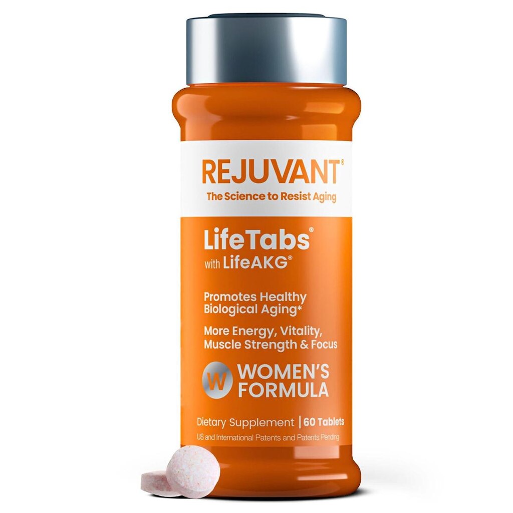 Suplemento feminino Rejuvant AKG Longevity 1000 mg 60 cápsulas