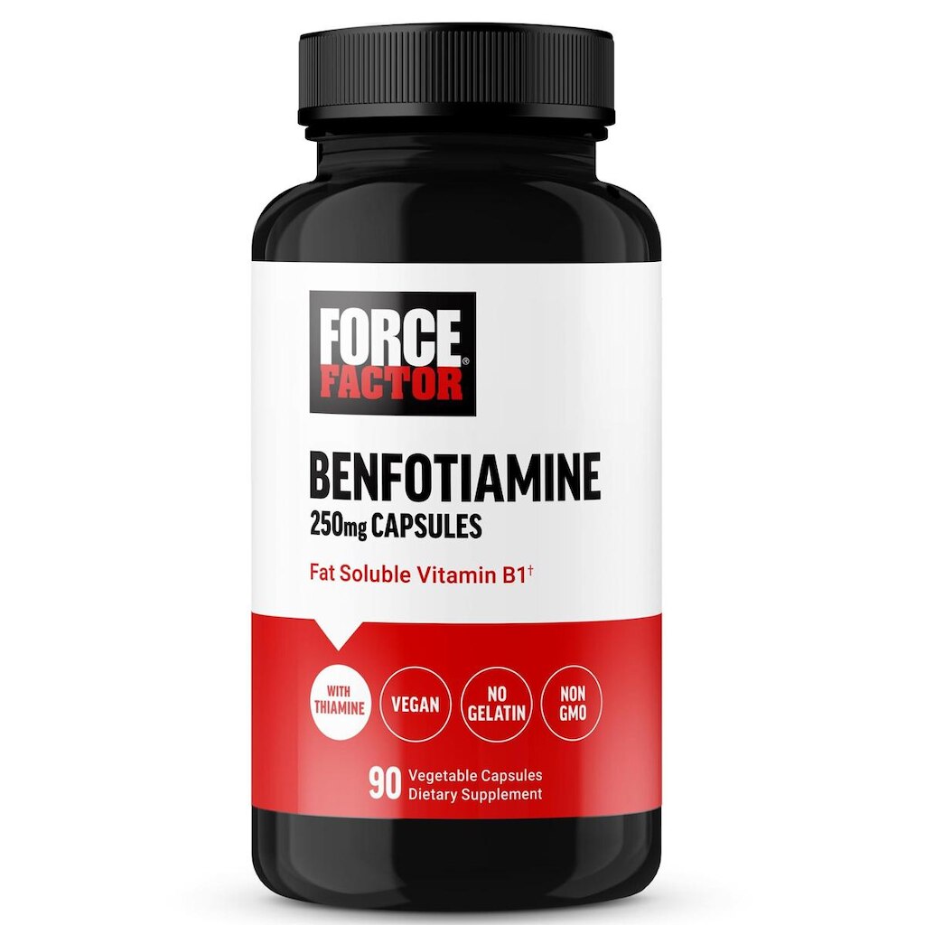 Suplemento Force Factor Benfotiamina Más Tiamina 90 Cápsulas