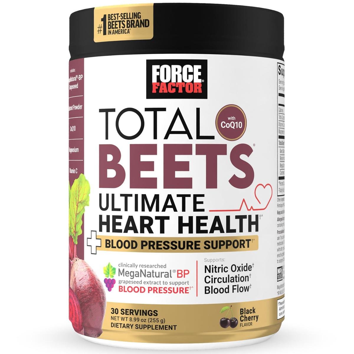Suplemento Force Factor Total Beets Heart Health 30 Porções