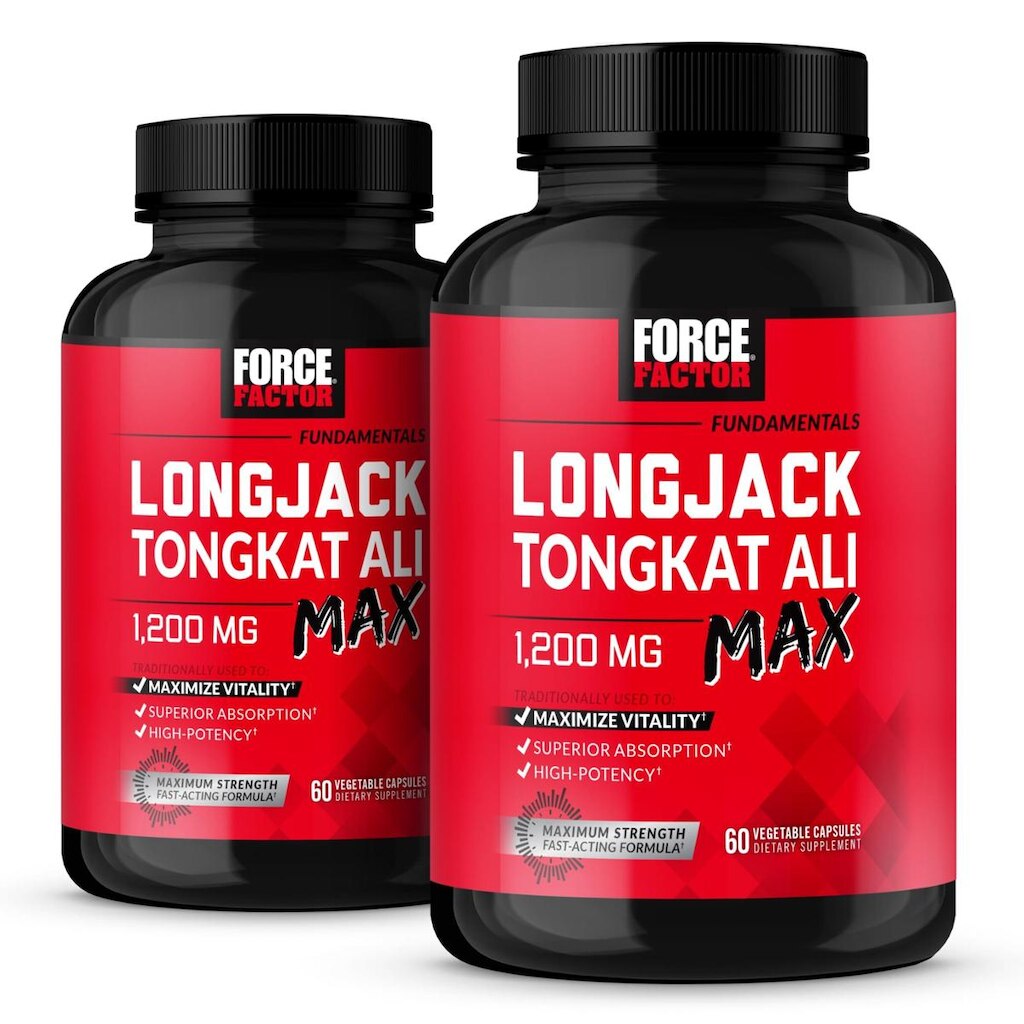 Suplemento Herbal Force Factor Longjack Tongkat Ali 1200mg