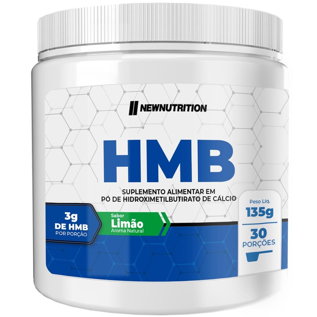 Suplemento HMB em Pó 135g Limão NewNutrition