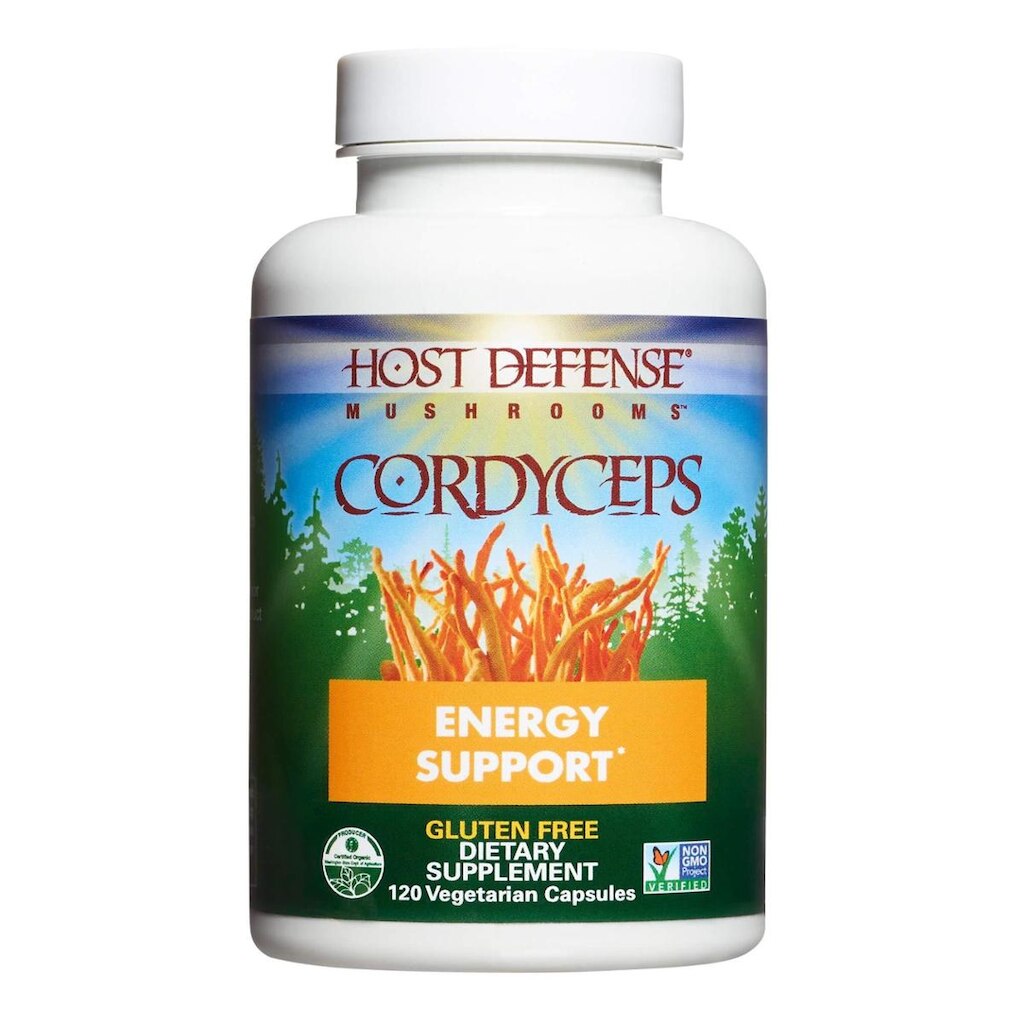 Suplemento Host Defense Cordyceps Em Cápsulas 120 Cápsulas