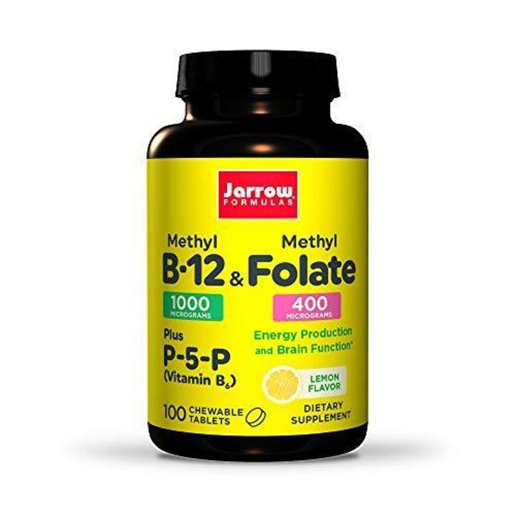 Suplemento Jarrow Formulas B-12 E 1000Mcg De Folato 100 Cápsulas