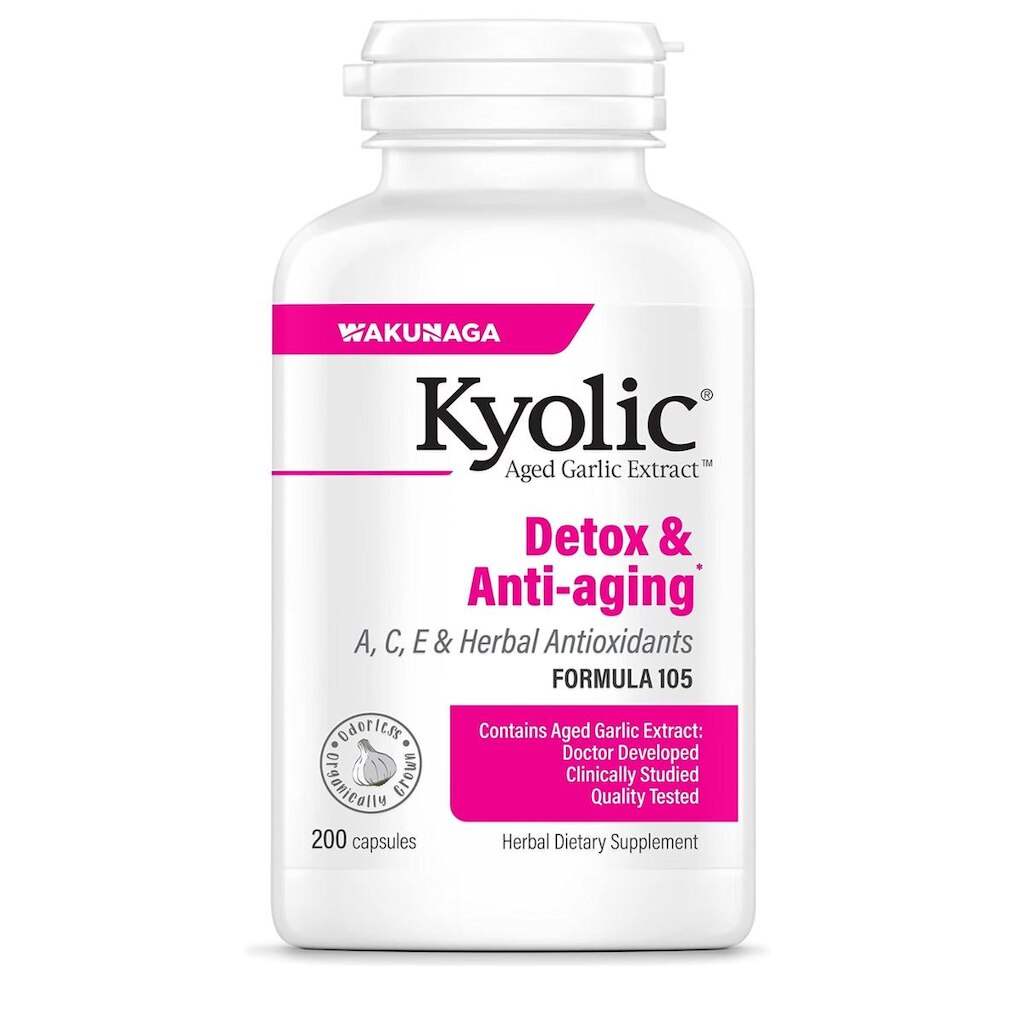 Suplemento Kyolic Aged Alho Extract Formula 105 200 Cápsulas