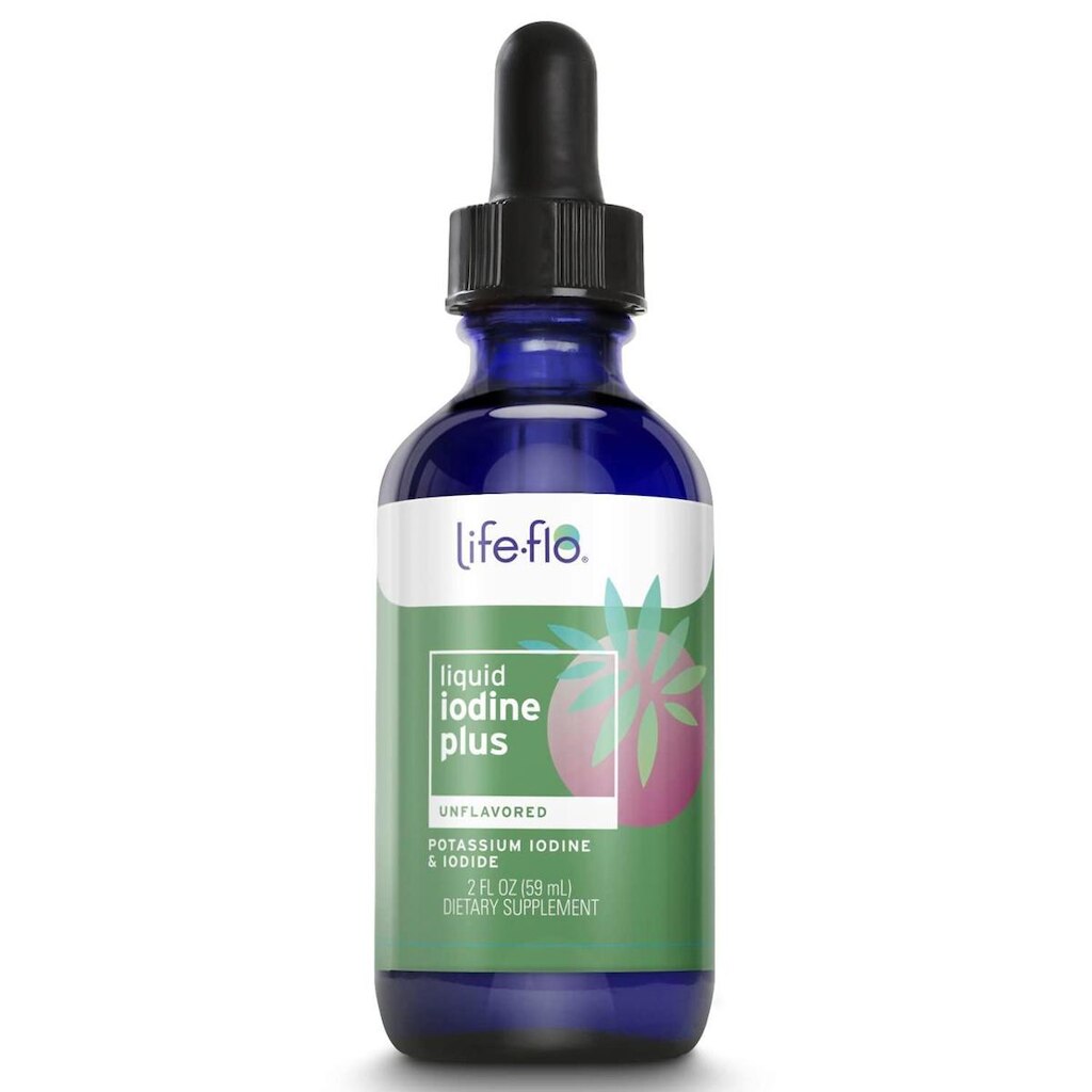Suplemento Life-Flo Liquid Iodine Plus 150Mcg Para Tireóide