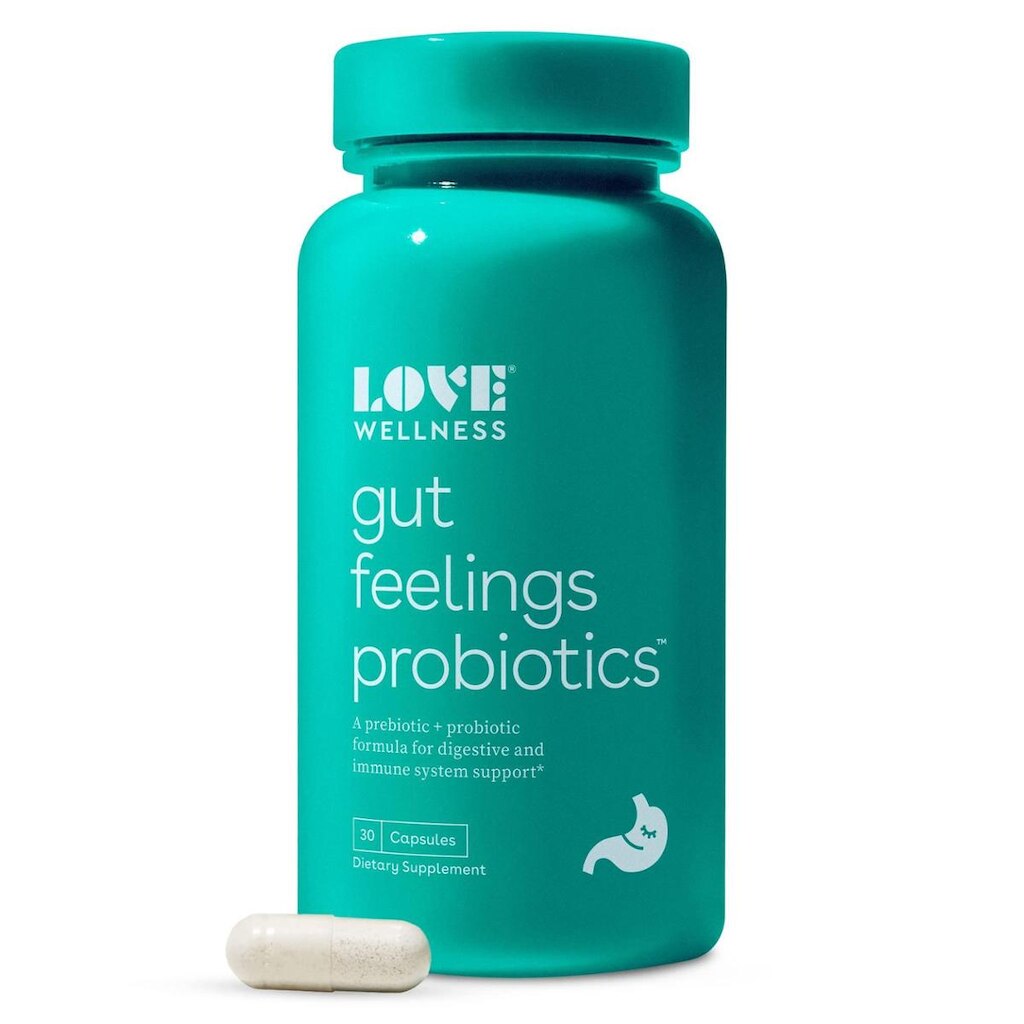 Suplemento Love Wellness Gut Feelings Probiotic 30 Cápsulas