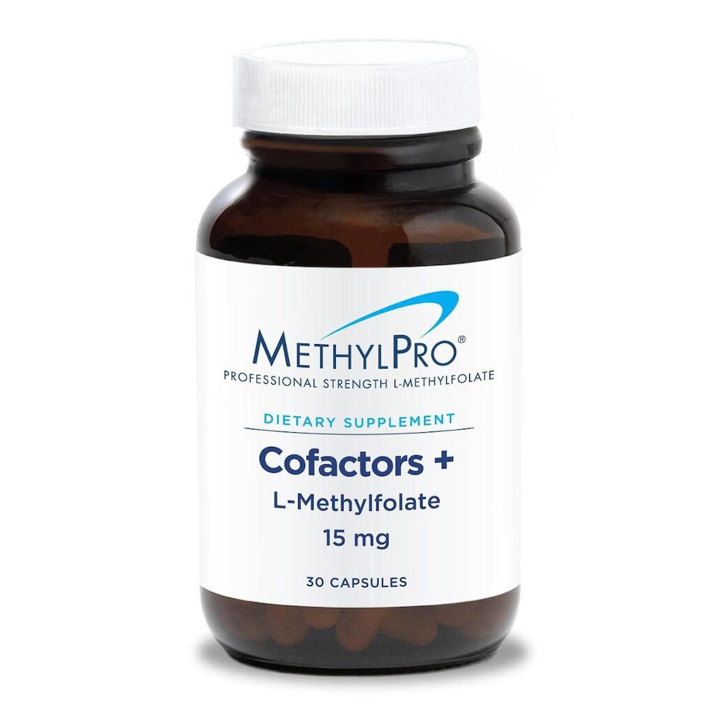 Suplemento MethylPro L-Metilfolato de 15 mg com B6 e B12 - 30 cápsulas