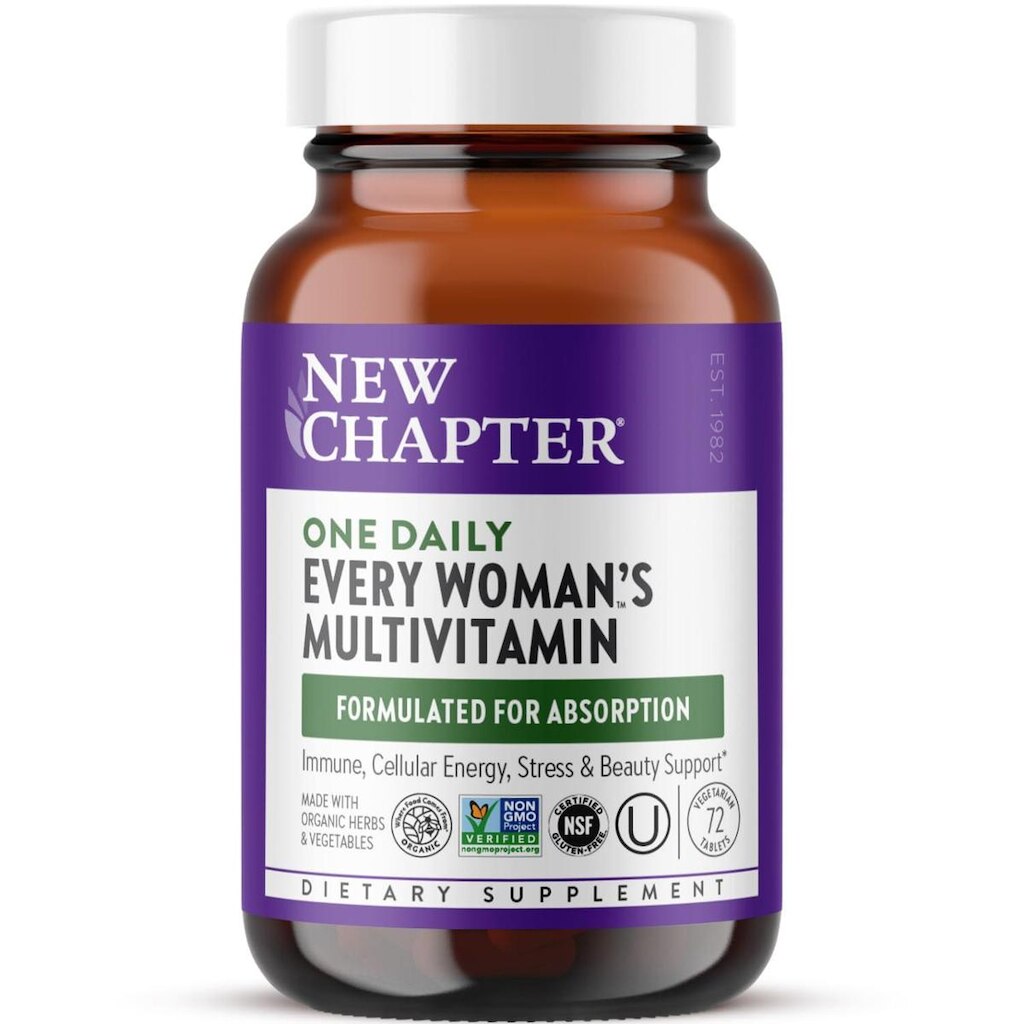 Suplemento Multivitamínico Feminino New Chapter 72 comprimidos