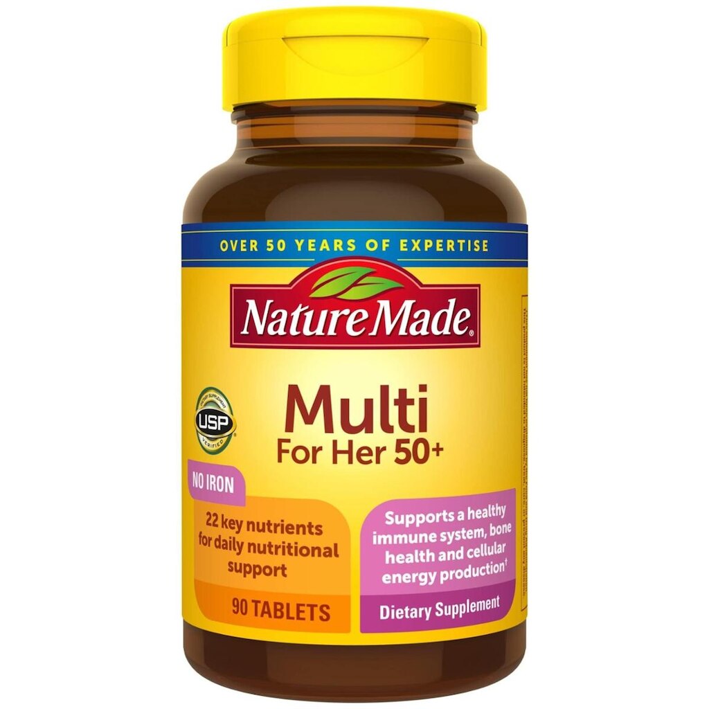 Suplemento Multivitamínico Nature Made For Her 50+ 90 Comprimidos