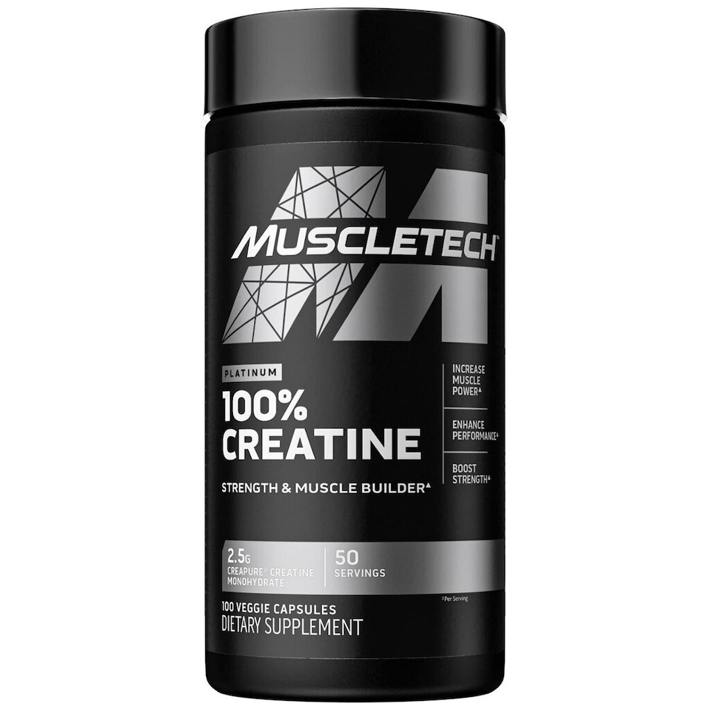 Suplemento Muscletech Platinum 100% Creatina Pílulas 100Ct