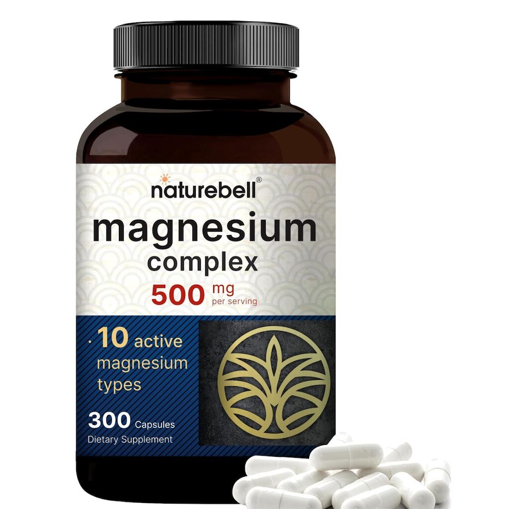 Suplemento Naturebell Magnesium Complex 500 Mg 300 Cápsulas