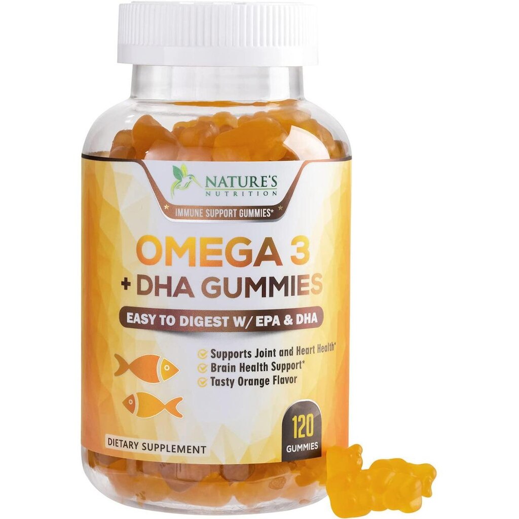 Suplemento Nature'S Nutrition Omega 3 Fish Oil Gummies 120