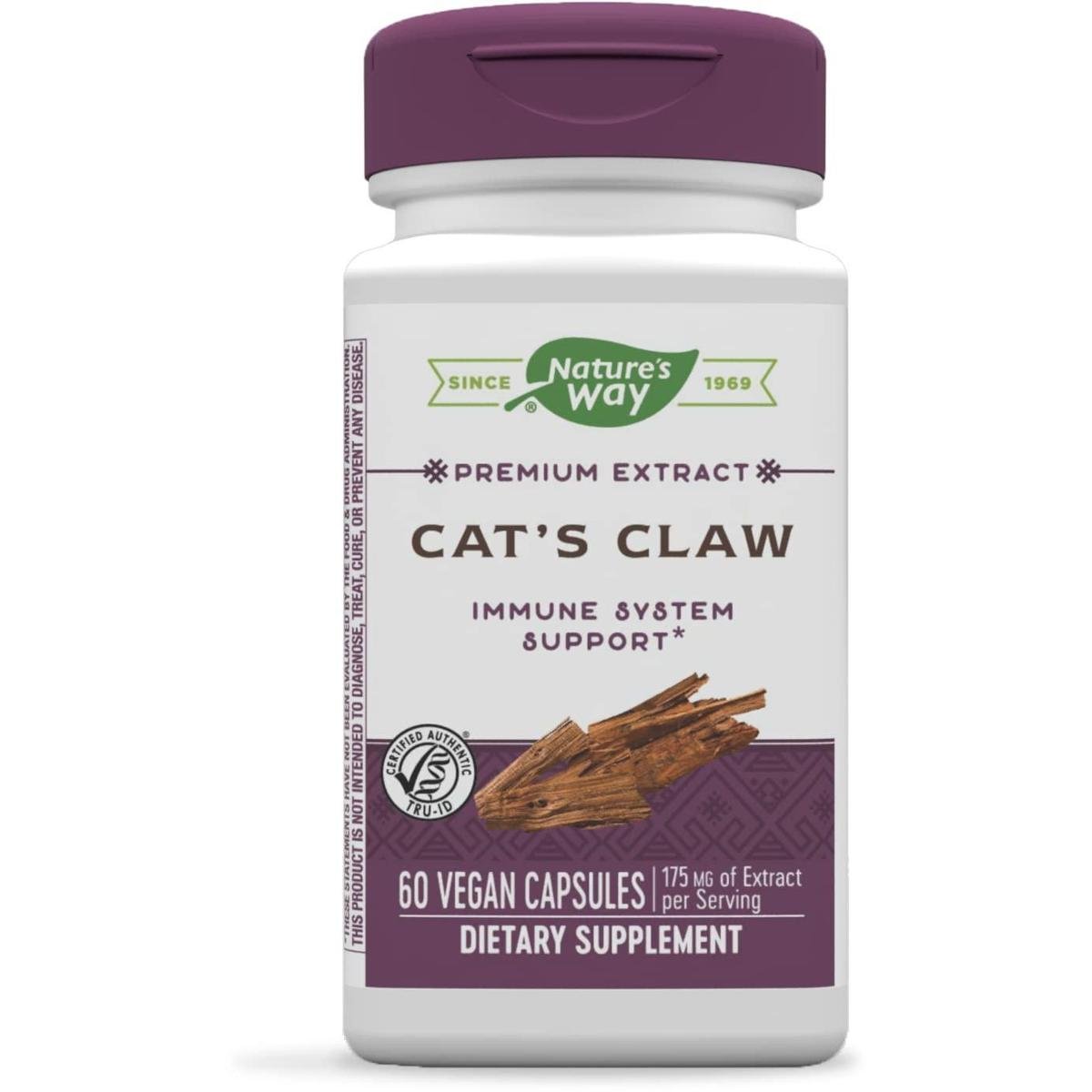 Suplemento Nature's Way Cat's Claw Extract 60 cápsulas