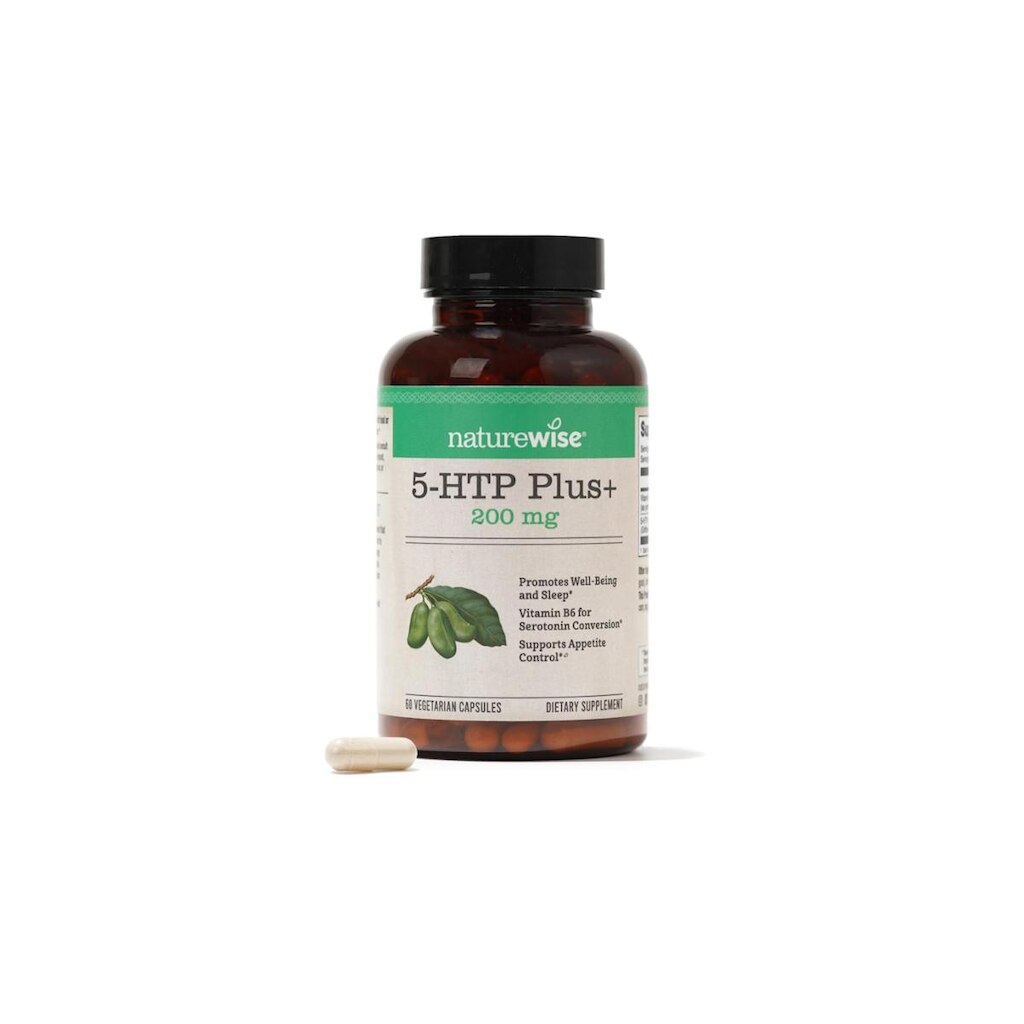 Suplemento Naturewise 5-Htp 200Mg Mood Support Sleep Aid 60C