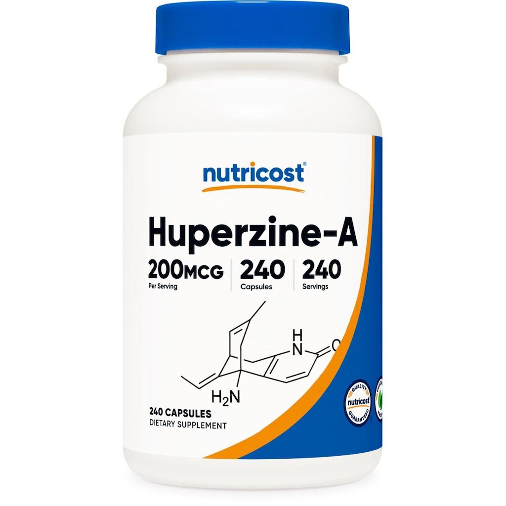 Suplemento Nutricost Huperzine A 200mcg 240 cápsulas