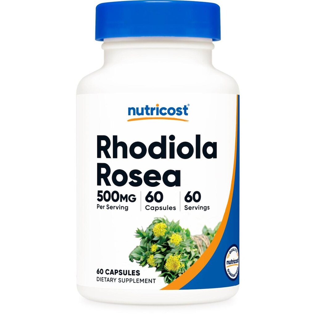 Suplemento Nutricost Rhodiola Rosea 500Mg 60 Cápsulas