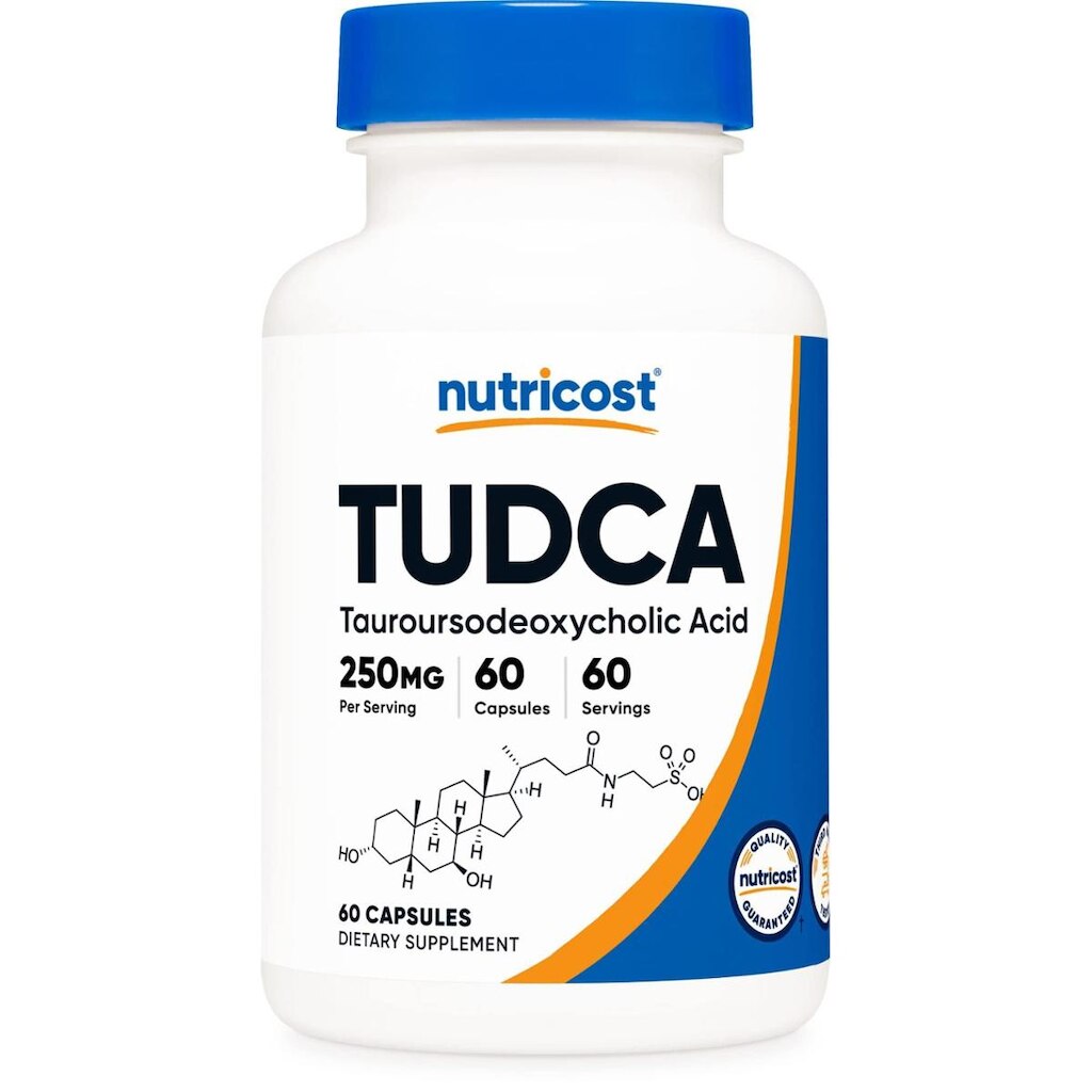 Suplemento Nutricost Tuca 250Mg 60 Cápsulas Tauroursodeoxyc