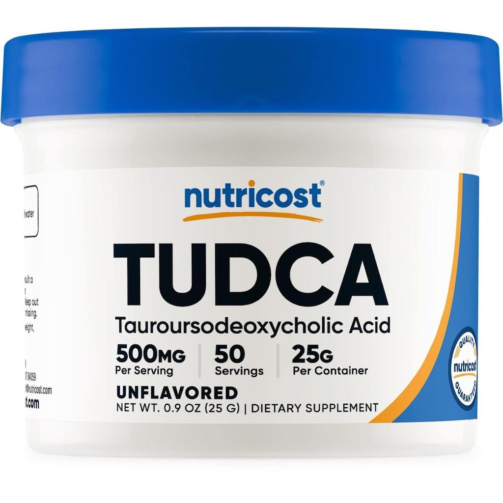 Suplemento Nutricost Tudca Powder 25g (Ácido Tauroursodesoxicólico)
