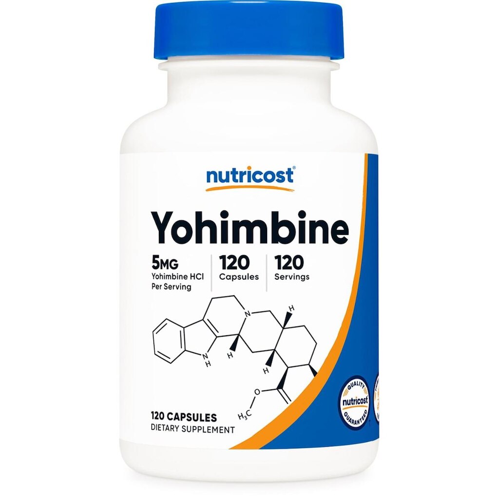 Suplemento Nutricost Yohimbine Hcl 5Mg 120 Cápsulas