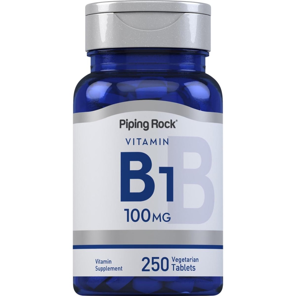 Suplemento Piping Rock Vitamina B1 100mg 250 comprimidos
