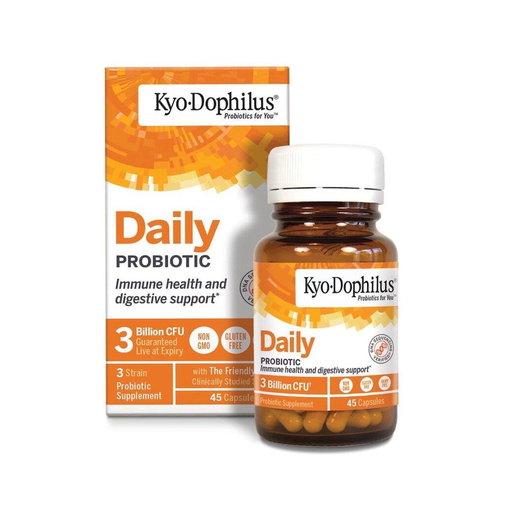 Suplemento Probiótico Kyolic Kyo-Dophilus Daily 45 Cápsulas